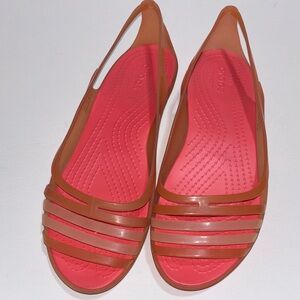 crocs womens Crocs Isabella Huarache Flat W Fashion Sandals Crocs Size 11